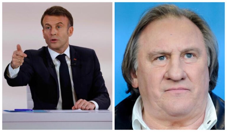 Macron no se arrepiente de haber defendido a Gérard Depardieu