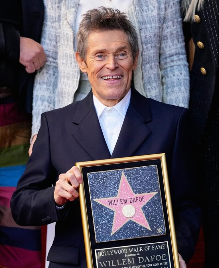 Willem Dafoe recibió su estrella en el Paseo de la Fama