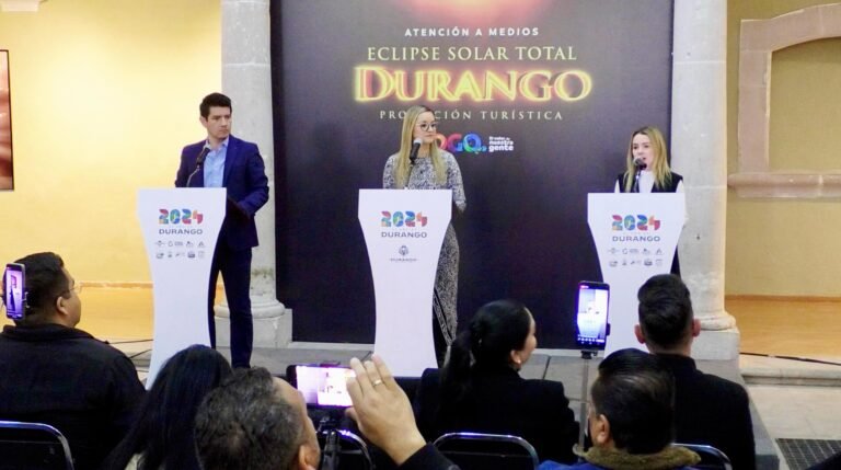 Durango y sus municipios, listos para recibir más de 20 mil visitantes durante Eclipse Solar Total