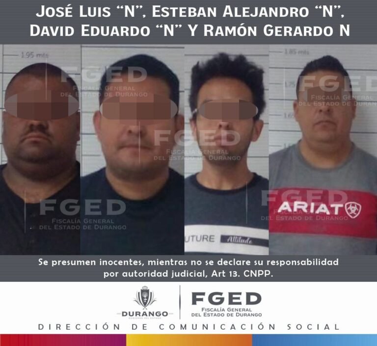 Detienen a 4 policías por homicidio y extorsión: FGED