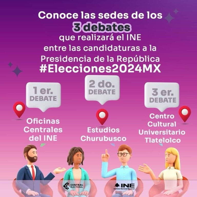 Participa en el primer debate presidencial: así puedes enviar tus preguntas al INE