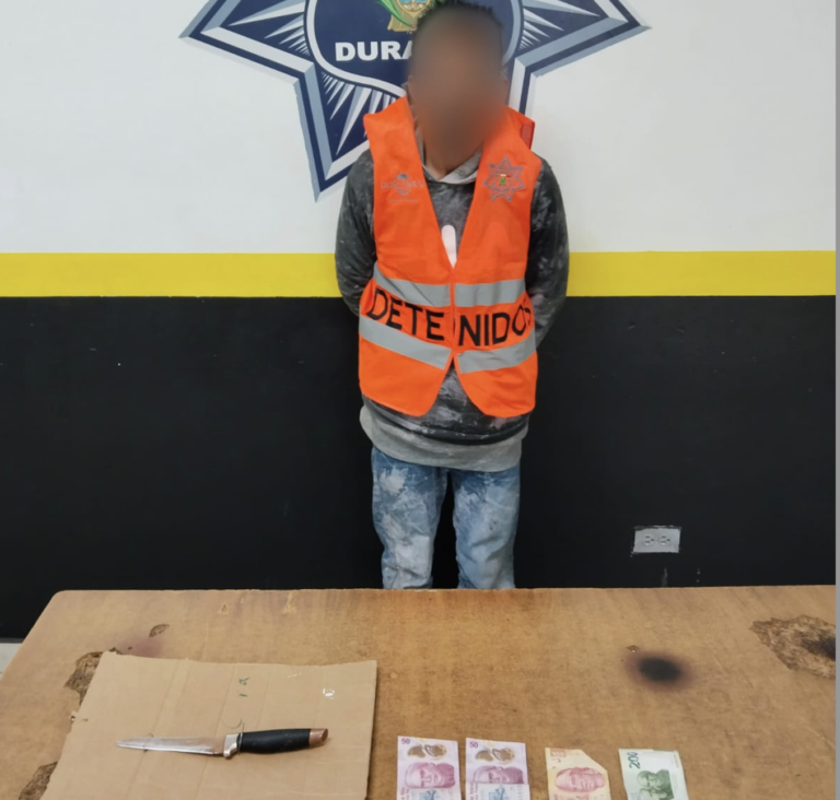 Asalta a hombre con cuchillo en mano en el San Fernando
