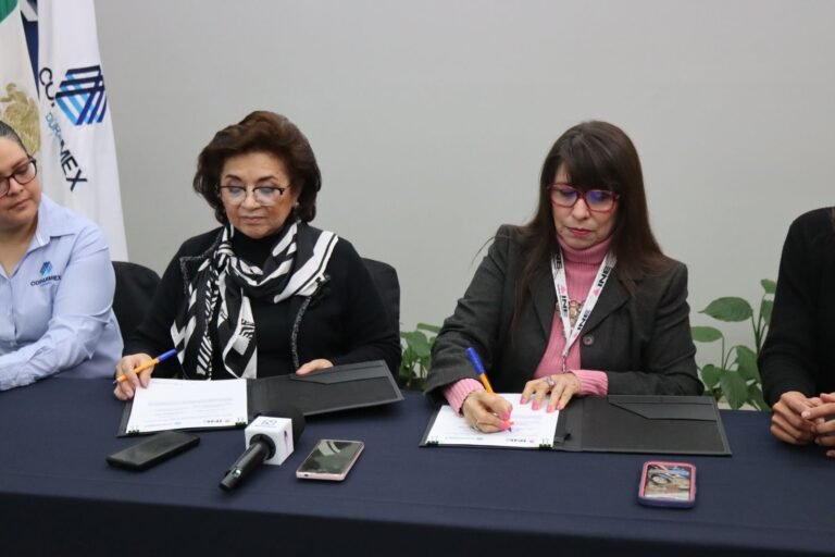 Signan convenio INE y Coparmex