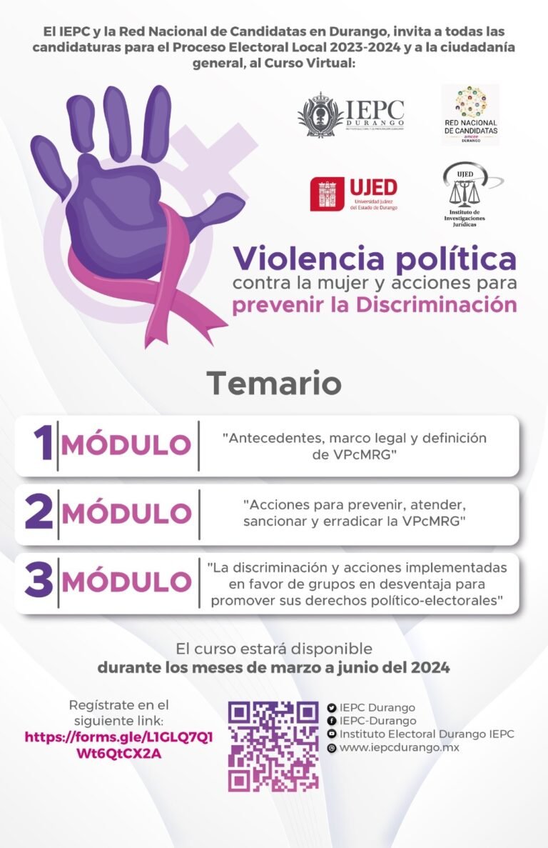 Promueve IEPC firma Pacto social por un Proceso Electoral libre de violencia política