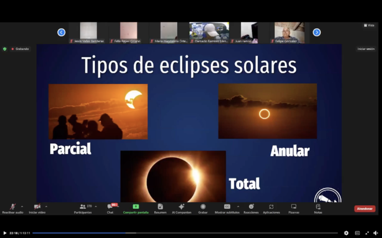 Explican acciones a realizarse durante eclipse total de sol en las escuelas