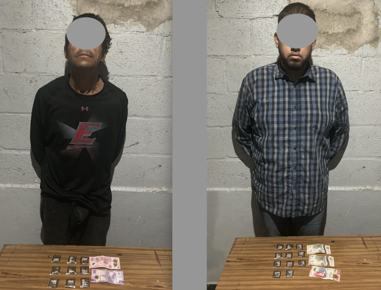 Capturan a dos narcomenudistas en Ciudad lerdo