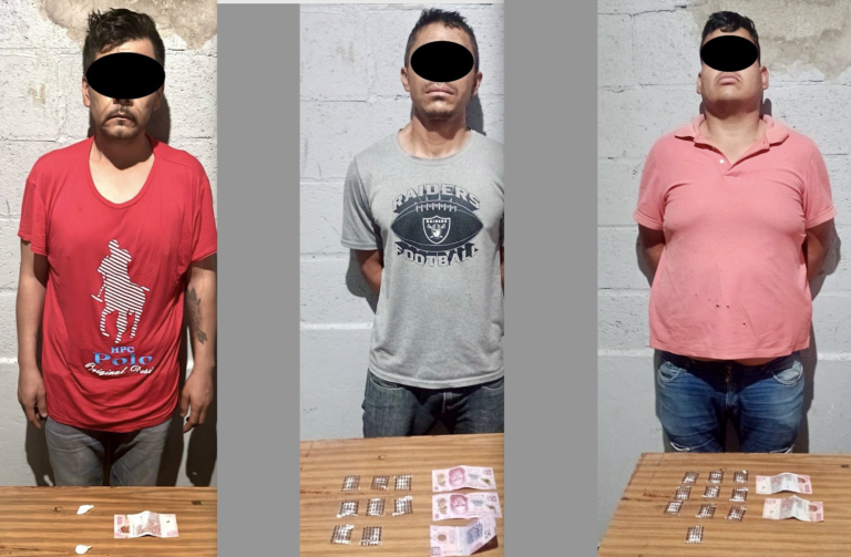 Capturan a tres “puchadores” en Gómez Palacio