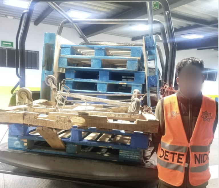 Se “vuela” nueve tarimas de tienda en Rancho El Ciprés