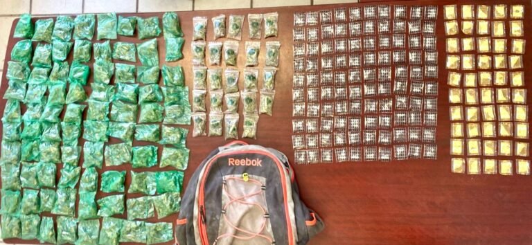 Aseguran mochila con drogas diversas en Ciudad Lerdo
