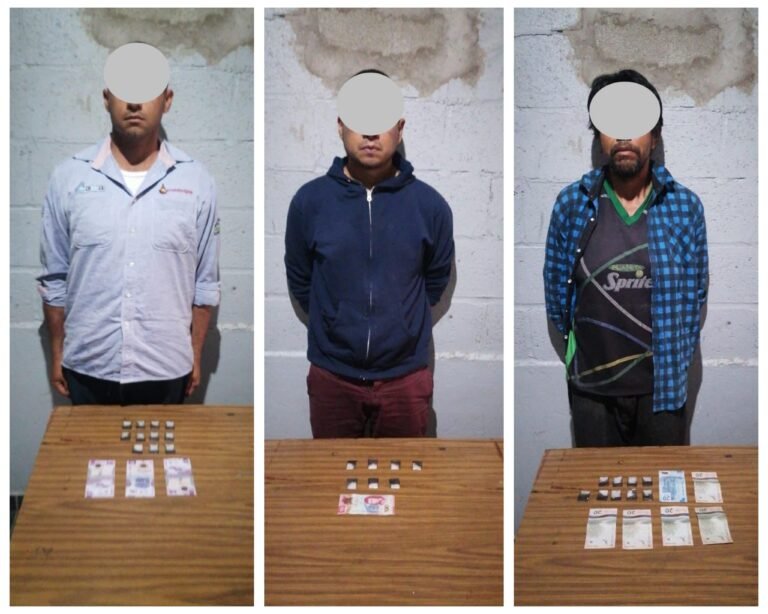 Capturan a tres “puchadores” en Gómez Palacio