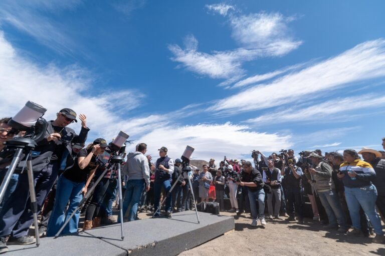 Durango, lugar privilegiado para observar el eclipse; se vivió al máximo el fenómeno astronómico