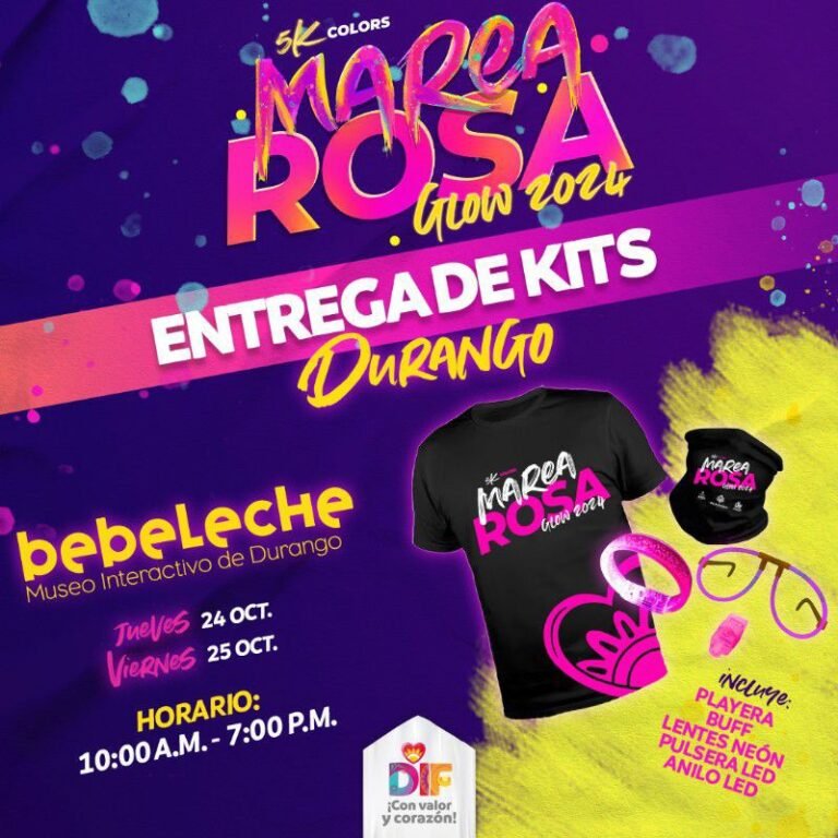 ¿Listos para la Marea Rosa Glow 5k 2024?