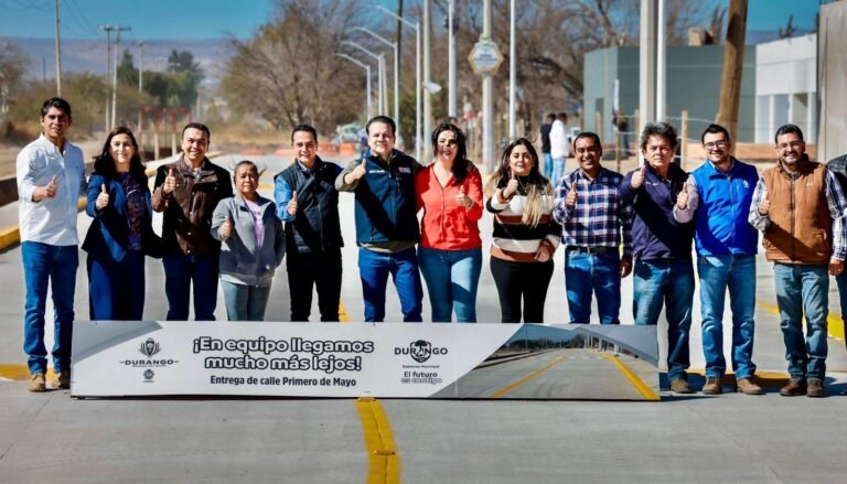 Avanza Durango con más calles pavimentadas y dignas para la gran familia