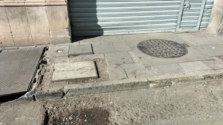 En malas condiciones, casi 180 tapas de registro: DMOP