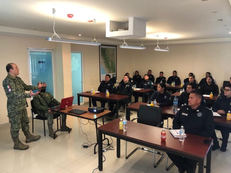 Reciben policías estatales capacitación de cultura de seguridad nacional
