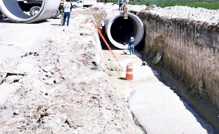 Colector pluvial beneficiará a más de 22 mil personas