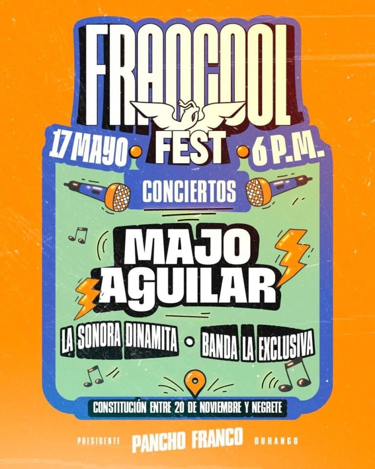 Majo Aguilar, La Sonora Dinamita y Banda La EXclusiva este sábado en Durango