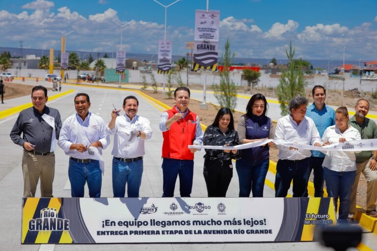 Mejora en Tercer año del Gobierno Municipal conectividad de más de 34 mil duranguenses con Av. Río Grande