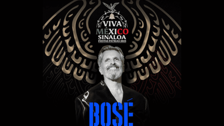 ¡Insólito!. Cantará Miguel Bosé el Día del Grito en Culiacán