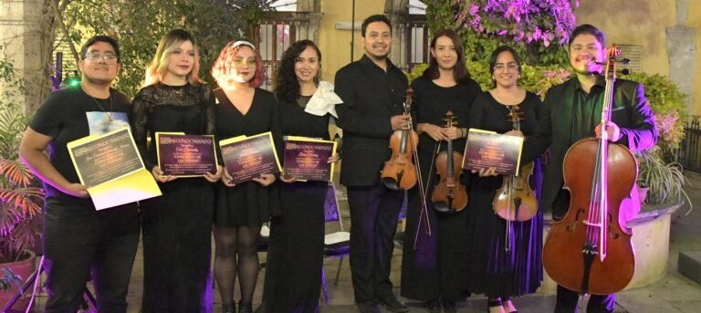 “El Concierto de las Ánimas” trajo al Cuarteto Aurora y un performance actoral