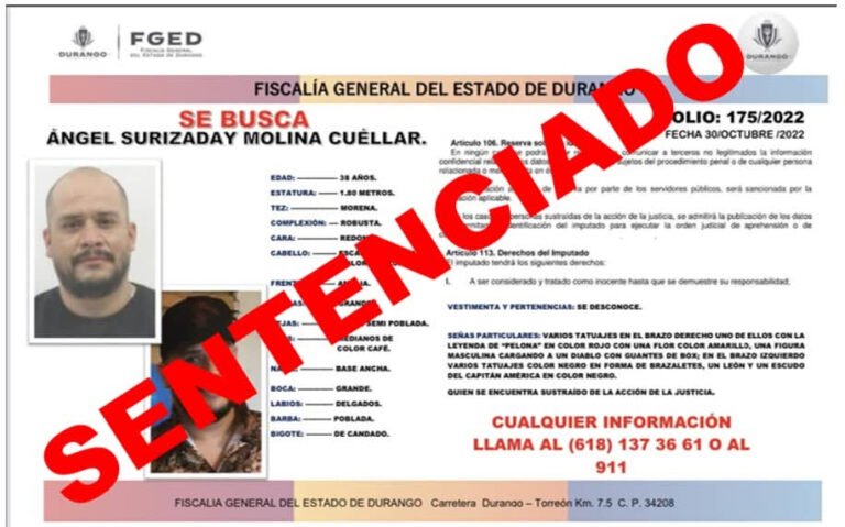 Busca FGED a Ángel “N” feminicida sentenciado