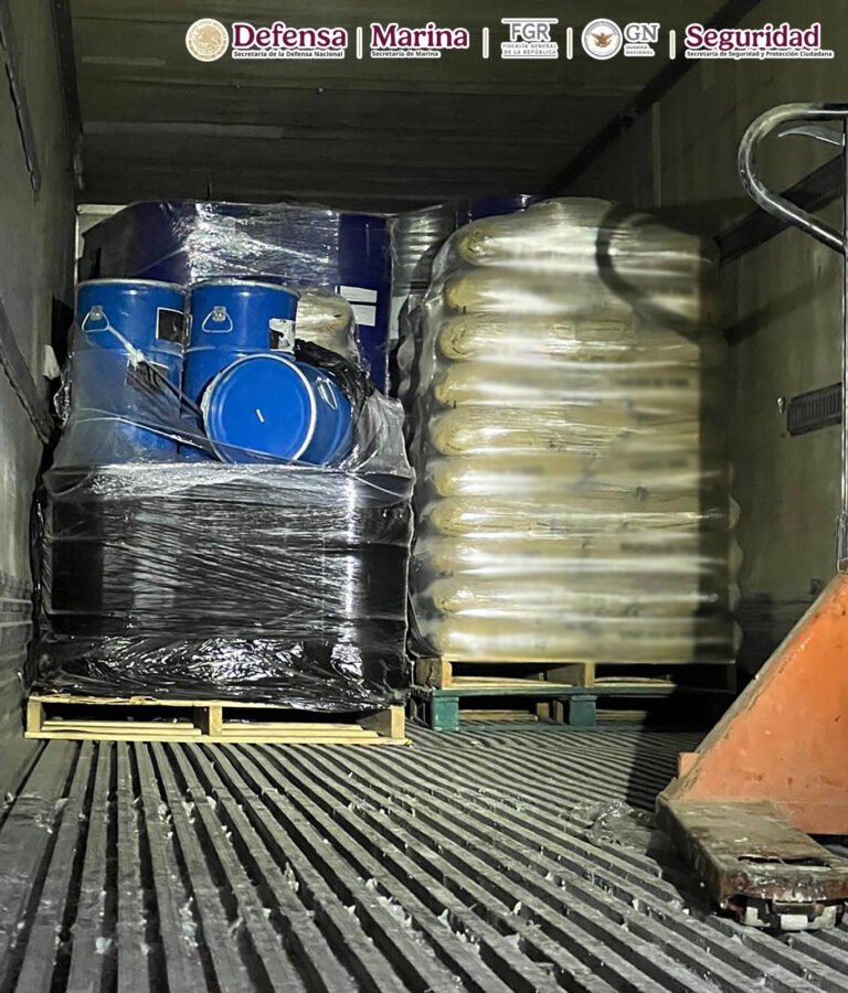 Asegura FGR más de 13 toneladas de precursores químicos en Durango