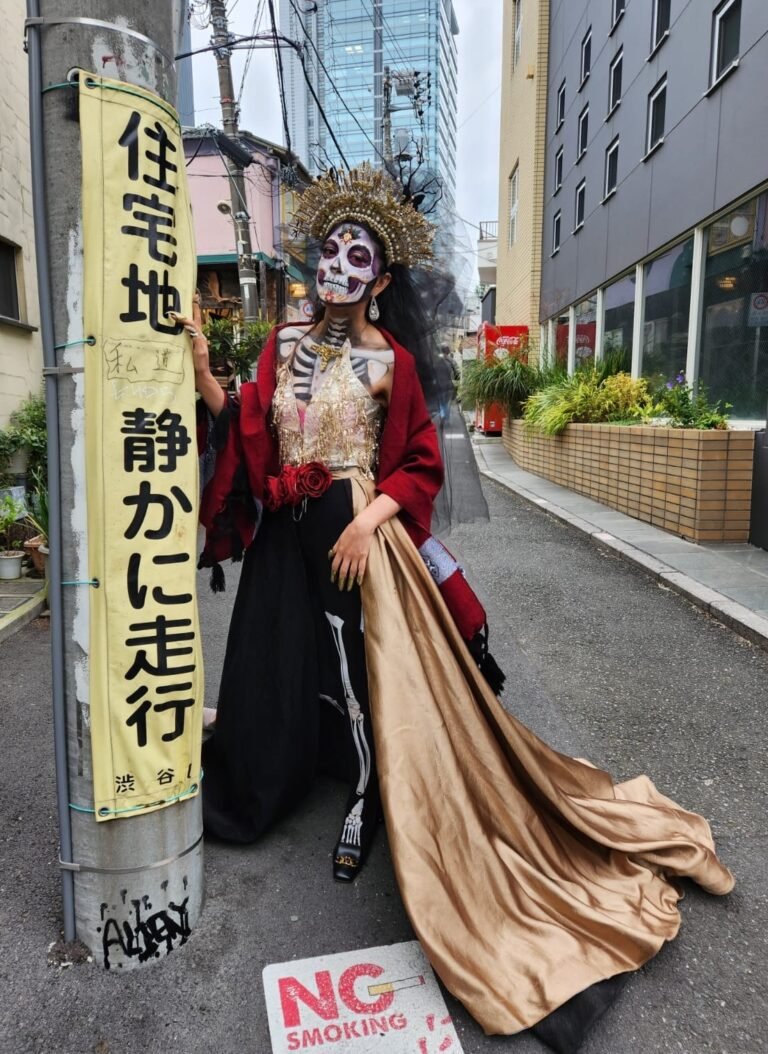 La duranguense Saray Massiel participa en el proyecto “Catrinas por el Mundo” en Tokio