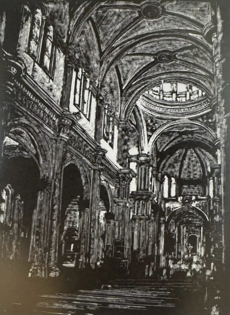 Óscar Mendoza presenta la expo “La arquitectura de Durango con técnica del buril”