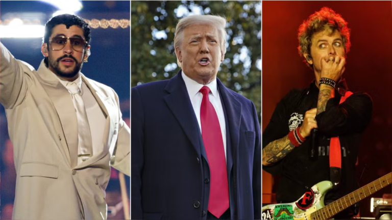 Trump critica que Bad Bunny y Green Day den el show del medio tiempo del Super Bowl