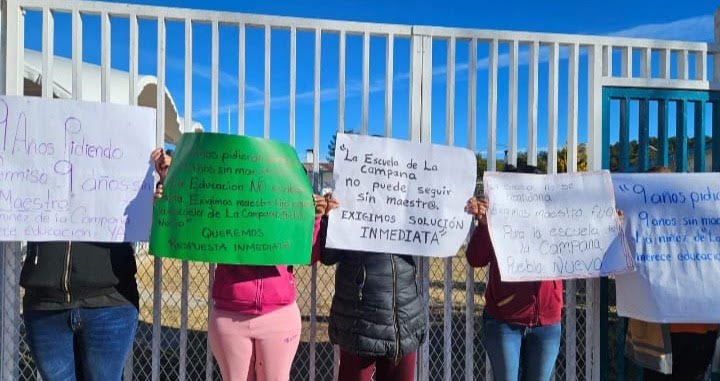 Nueve años sin maestro titular en escuela de La Campana
