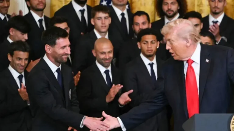 Trump homenajea a Messi y al Inter Miami en la Casa Blanca