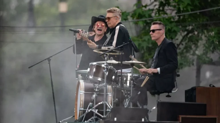 U2 se apoderó del Centro Histórico de Ciudad de México para grabar su nuevo video