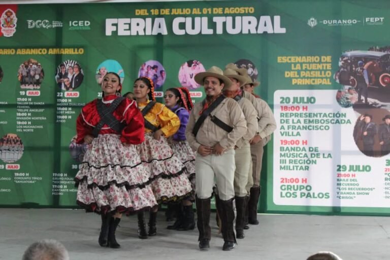 La Compañía de Danza Folklórica Tierra Mestiza viste de color ¡La Villista!