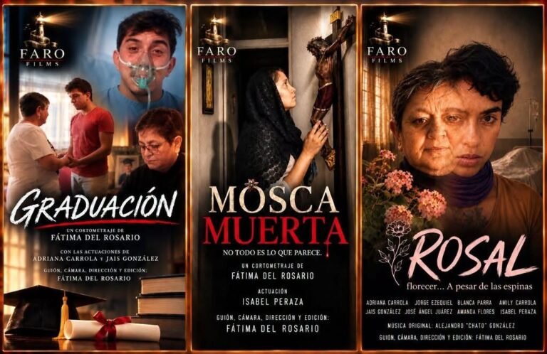 Faro Films invita a la premier de 3 cortometrajes en la Cineteca de Durango