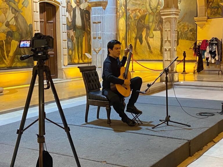 Edgar Antonio Medrano Valenzuela ofreció concierto de guitarra clásica en el Museo Francisco Villa